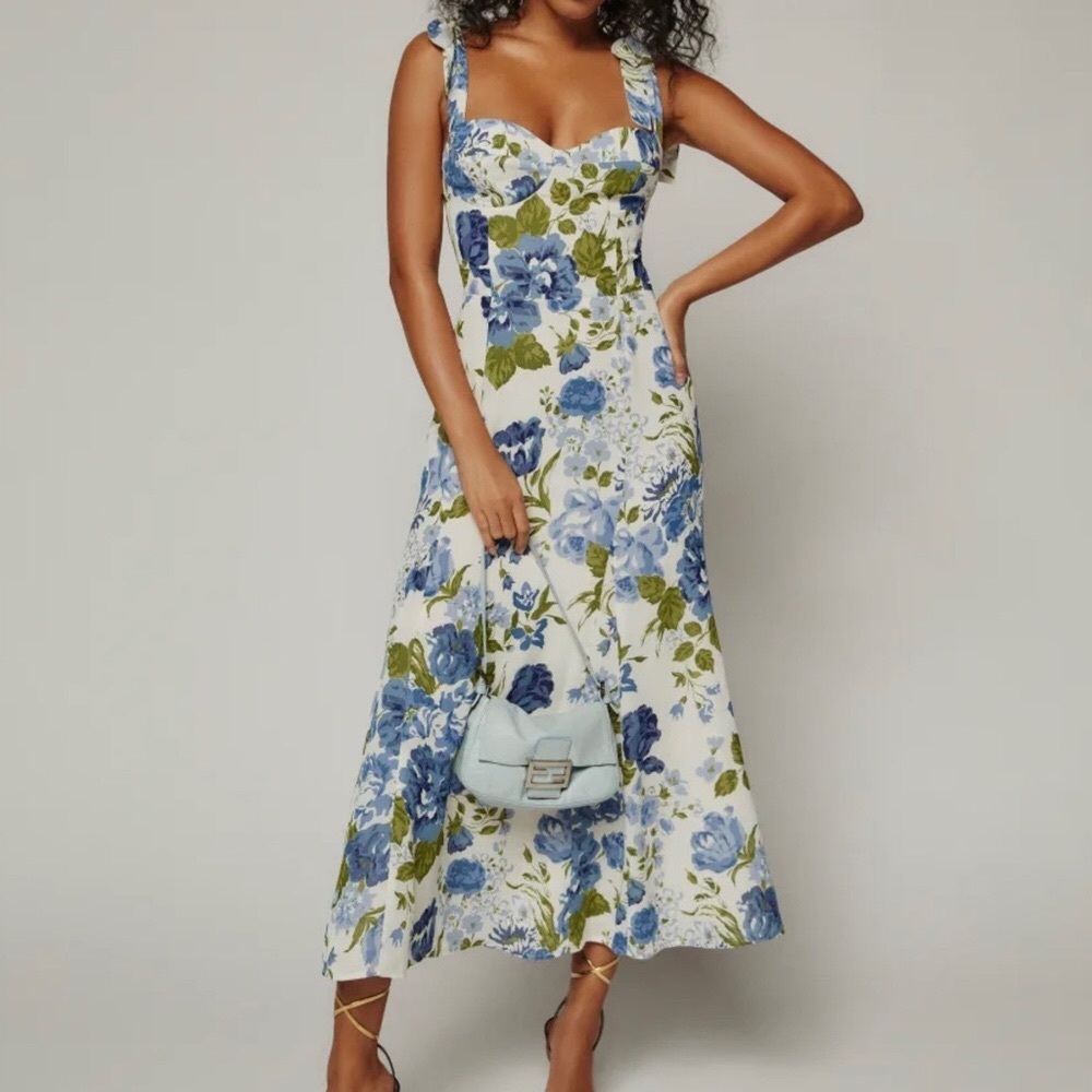 Reformation Nadira Dress in Lucca